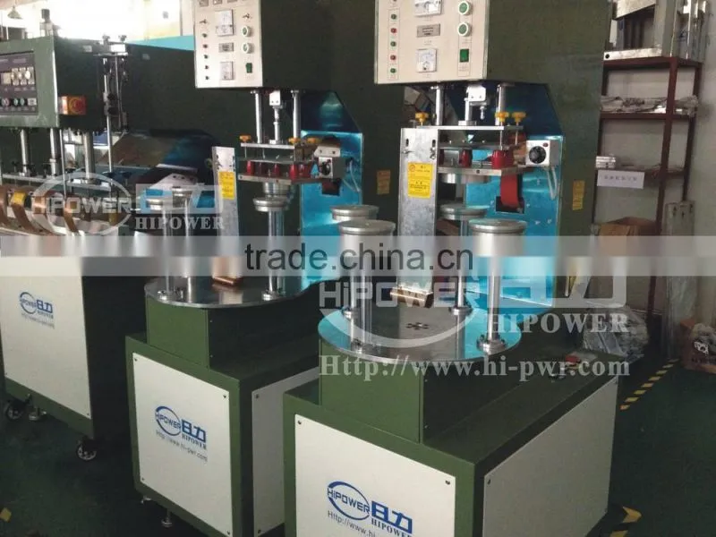 Cylinder botton lid sealing machine