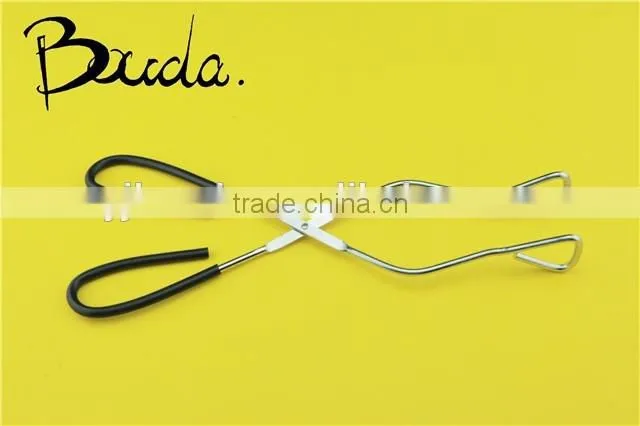 10.5" Hot sell Bouda BBQ food tong with scissors handle BD-K9019