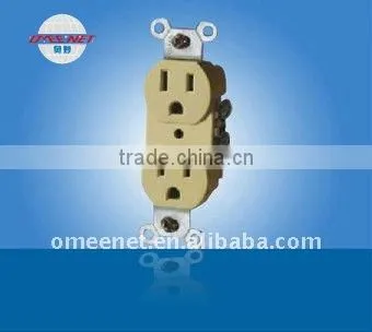 15A 125V ETL certificate Sandard Duplex Wall Outlet Socket Receptacle