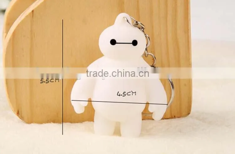 PVC Custom Key Chain, Big Hero 6 Baymax Key Chain