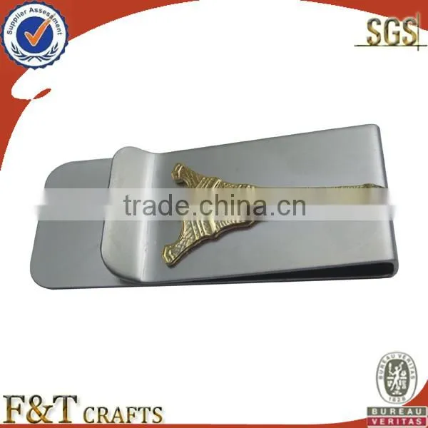 2015 Fancy custom logo/shape metal paper clip