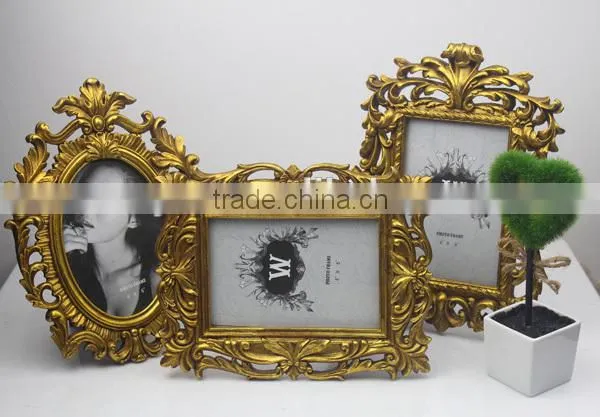 Wall decor polyresin hot sale photo picture frames