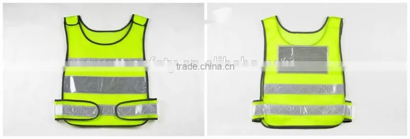 polyester mesh high visibility reflective motorcycle safety security jacket