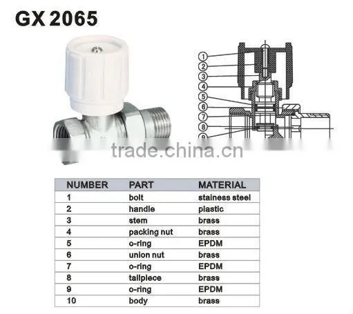 Brass Radiator Valve