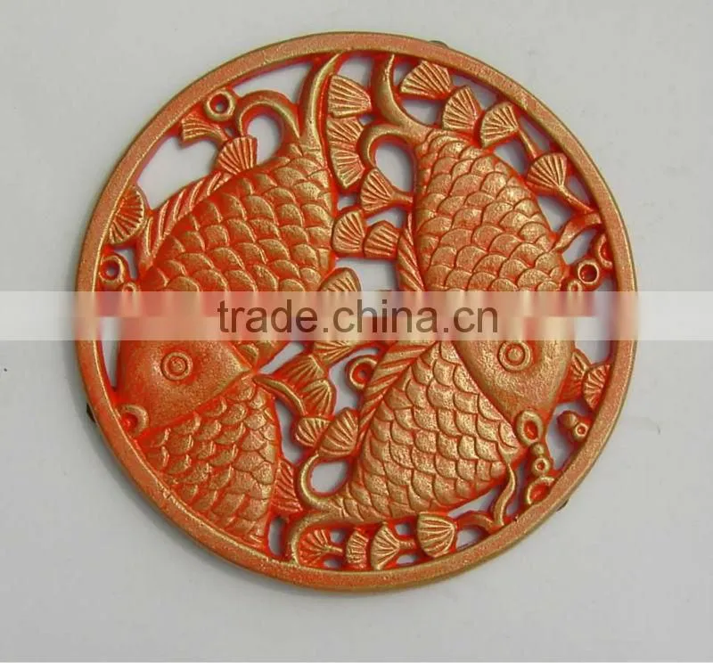 cast iron decorative coaster