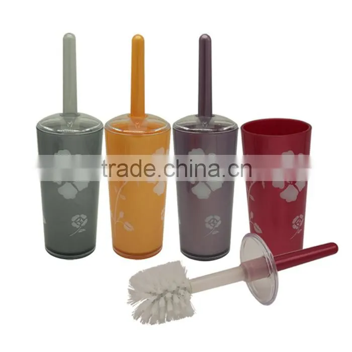 Standing Plastic Toilet Brush Set