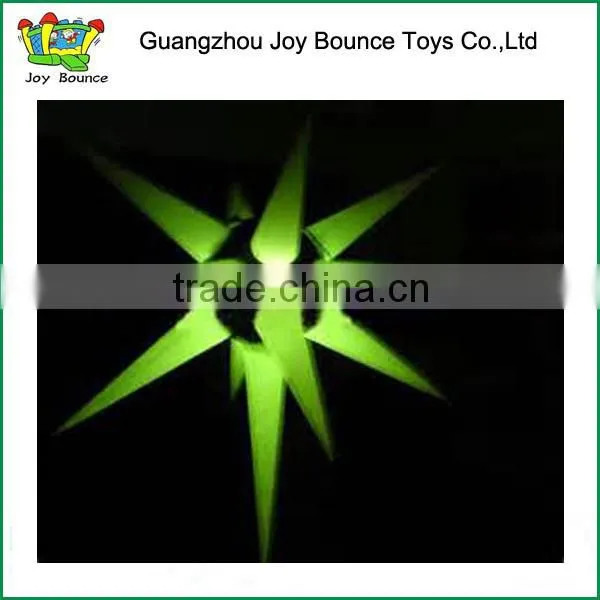 decoration inflatable star with led light for christmas