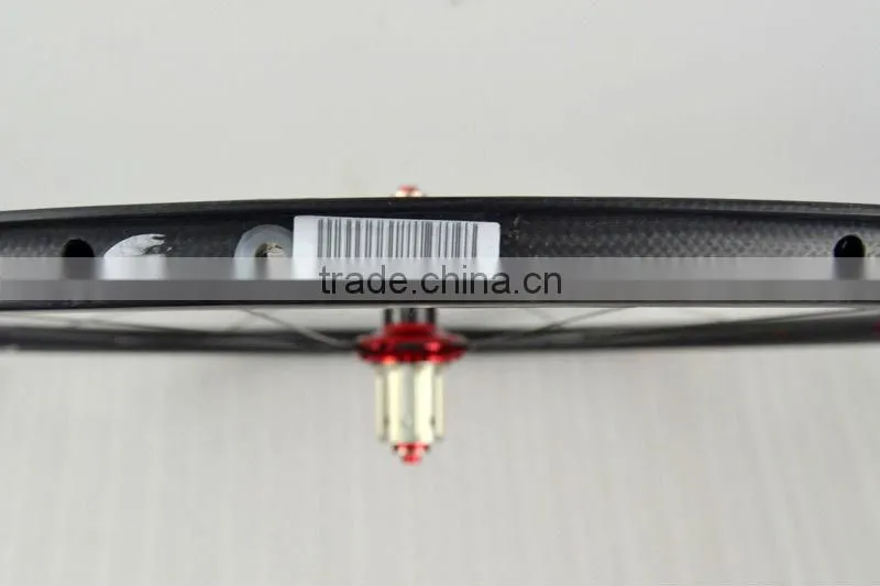 24mm carbon clincher bike road wheels set