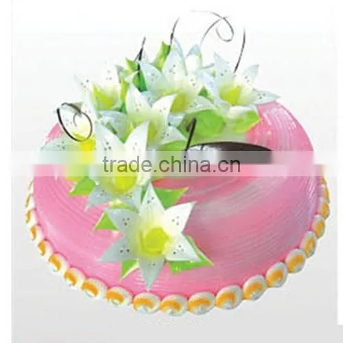 Beautiful Plastic Emulational Birthday Cake Simulation Birhtday Cake For decoration