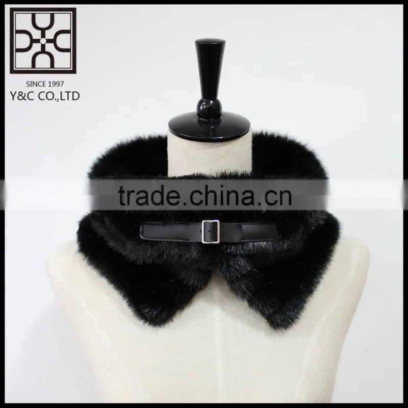 Own Design Fake Fur Scarf with Button