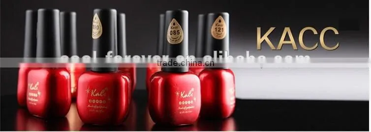 2015 KACC greenstyle soak-off gel polish high quality 132 colors spray on nail polish
