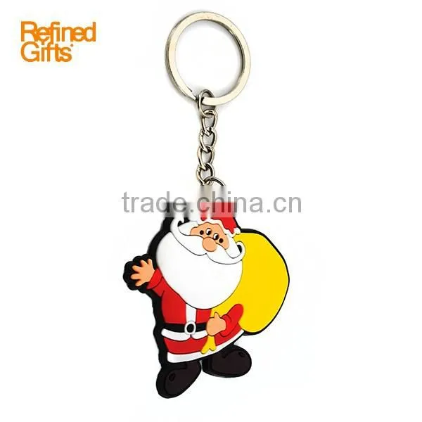 Personalized Customized Cheap Silicone Keychain for festival series