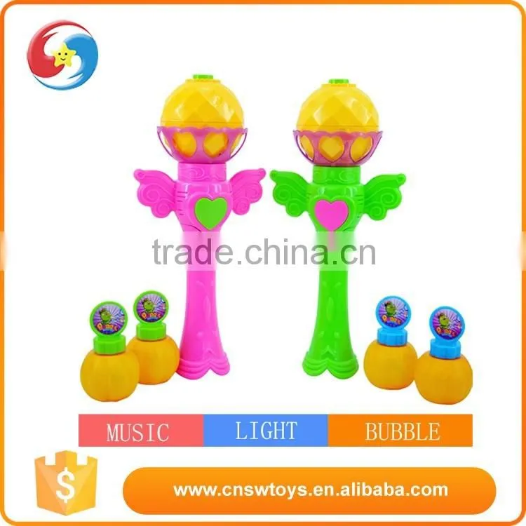 CB1801284 Kids Automatic Magic Bubble Wand Toy Music with Light 2 Bottles of Bubble Water