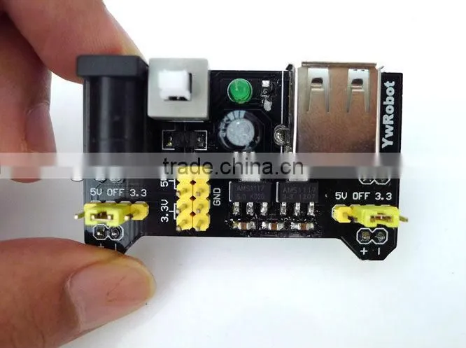 For Arduino Board MB102 Breadboard Power Supply Module 3.3V/5V