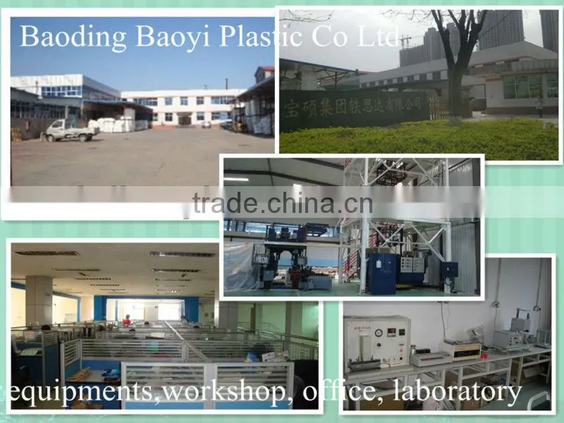 Hot sale big PE transparent flat bags