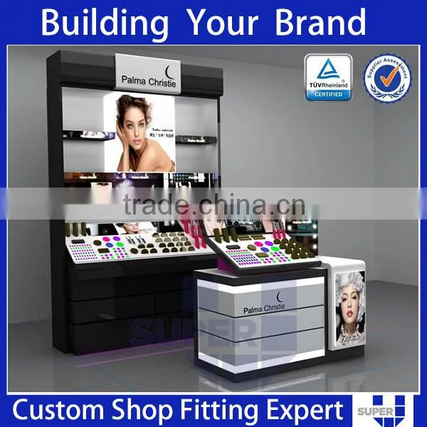 hot sale cosmetic top quality retail counter design for shop