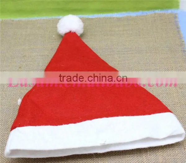 Promotional creative cute red christmas santa hat wholesale