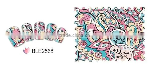 YIWU market price of nail private label msds water slide nail decals