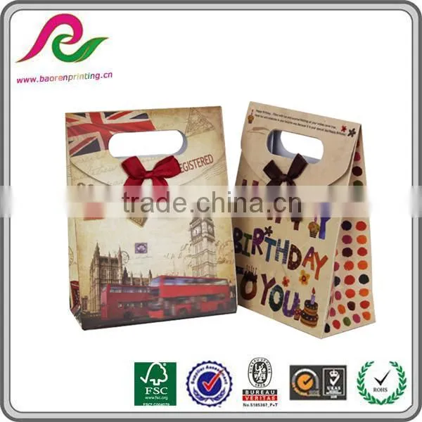 Cheap Fancy Decorative Handmade Paper Gift Bag Display Stand