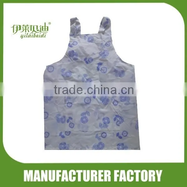 Flower printed kitchen apron