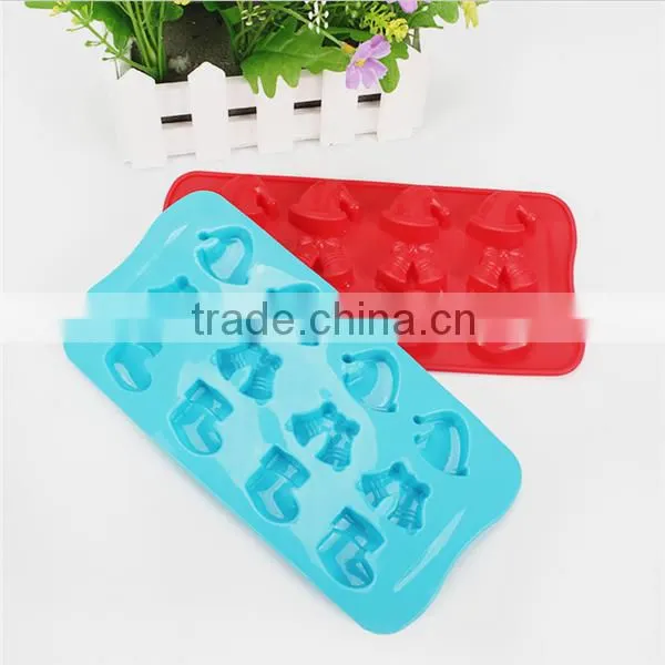 Promotional silicone christmas tree cake mold