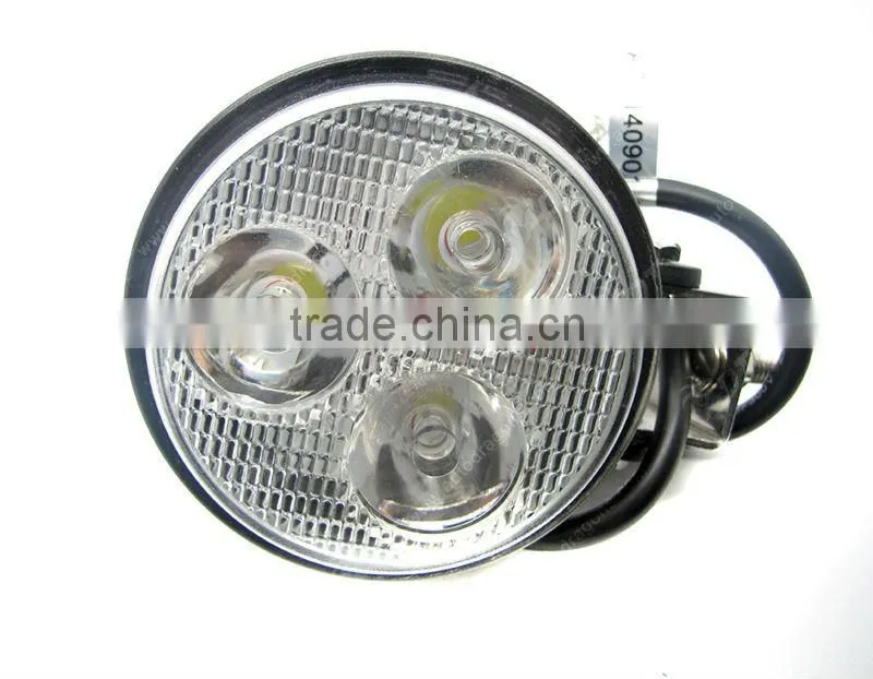 Waterproof IP67 9w Spot LED Light Off road Round Work Lamp