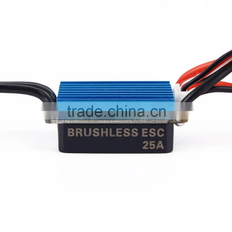 2435 4800KV 4P Sensorless BL Motor with 25A Brushless ESC for 1/16 RC Car