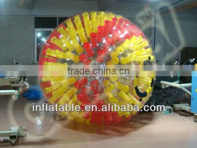 HI quality good price PVC/TPU soccer zorb ball,rollering ball,mini zorb ball