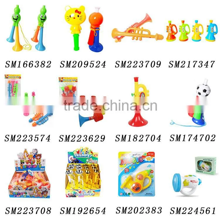 Cute and funny cow plastic bugle for kids