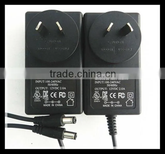2013 new product! switching power supply 12v 2a Australian pass SAA.GS, use to LED light,Dc jack is:5.5*2.1mm