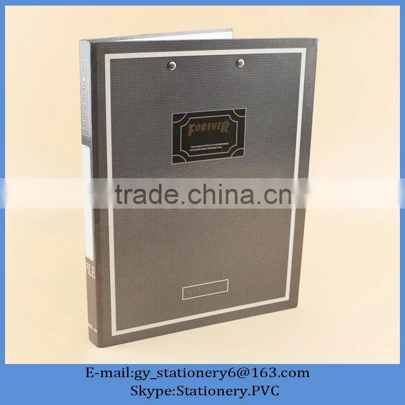 D ring binder with kraft paper cover, stationery