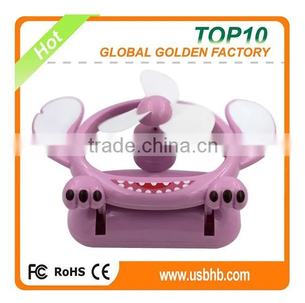New arrvial animal usb fan mini fan small fan purple color
