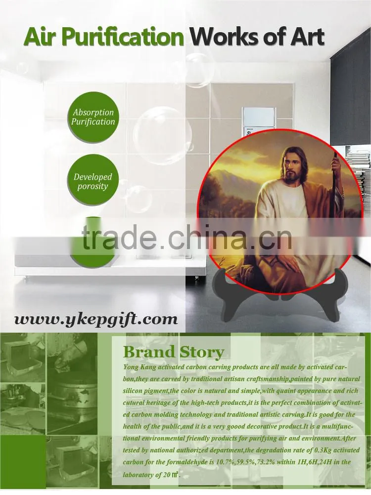 2016 very cheap elegant fancy religious plate custom gift items