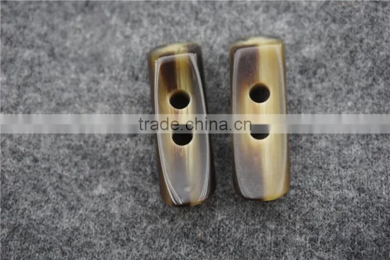 FASHION SPECIAL SHAPE RESIN TOGGLE BUTTON FOR COAT