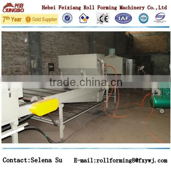 colorful stone coated roofing making production line