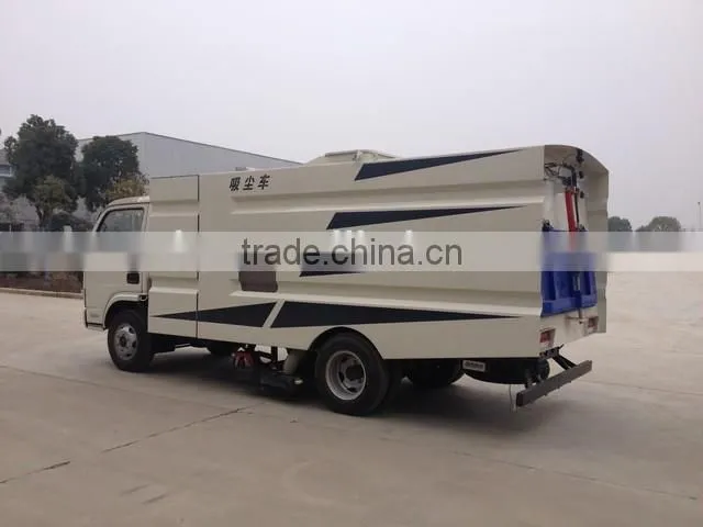 Quality 100% guaranteed 4x2 dongfeng 4cbm vacuum road cleaning vehicle