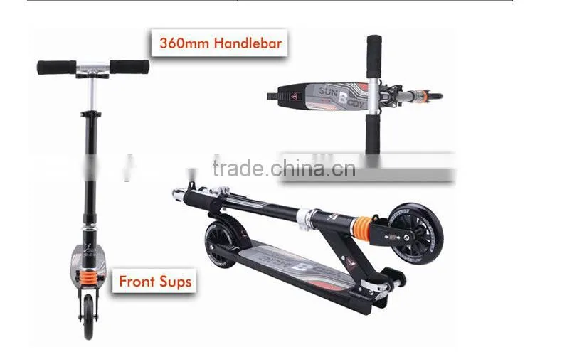 Full aluminum children kick scooters with 125MM wheel and good quality