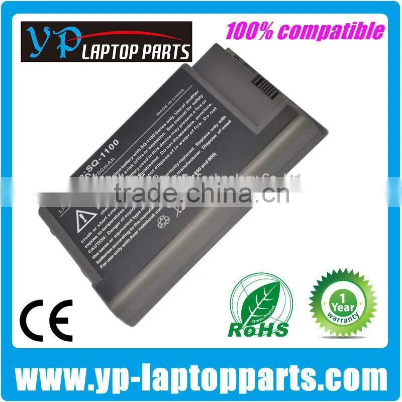 Replacement Laptop Battery For Acer SQ-1100 Battery Aspire 1451LCi 1454LM Ferrari 3000 3400 SQ-2100 SQU-202 Laptop Battery