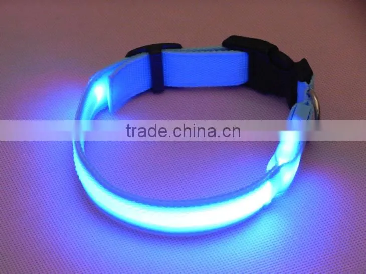 free shipping silicone led dog collar