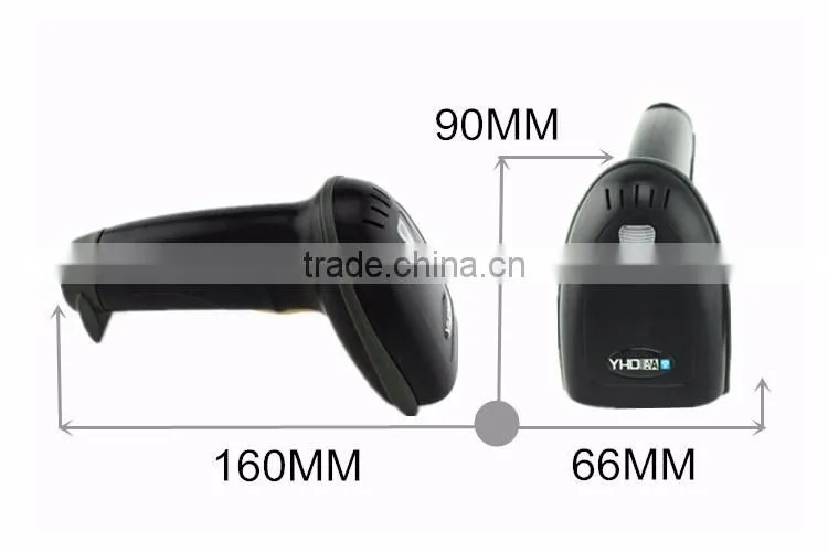 YHDAA Portable 1D Bluetooth Wireless Rugged Android Barcode Scanner with Memory