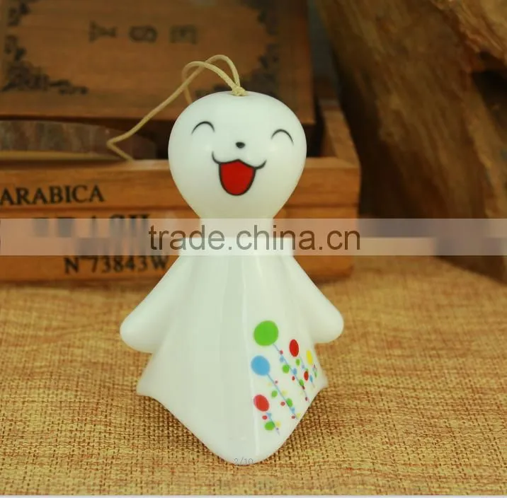 craft supplies wind chimes/christmas wind chime/ceramic wind chime promotional gift