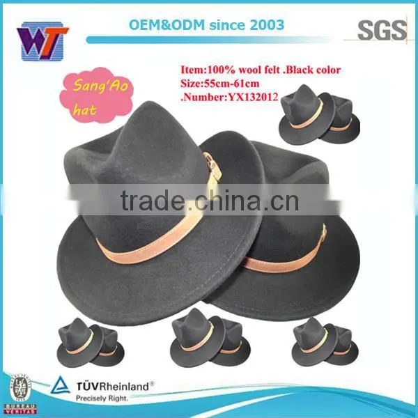 2015 hot sale fashion high quality woman wool felt hat