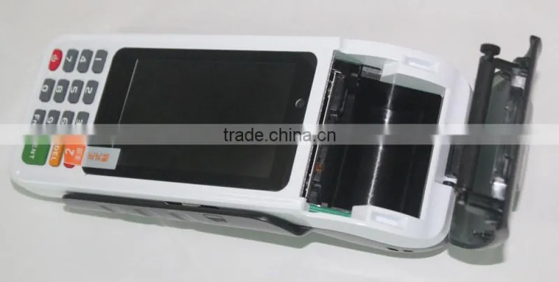 Android POS Terminal Built-in Thermal Printer with Touch Screen,Printer,MSR,RFID,GPRS