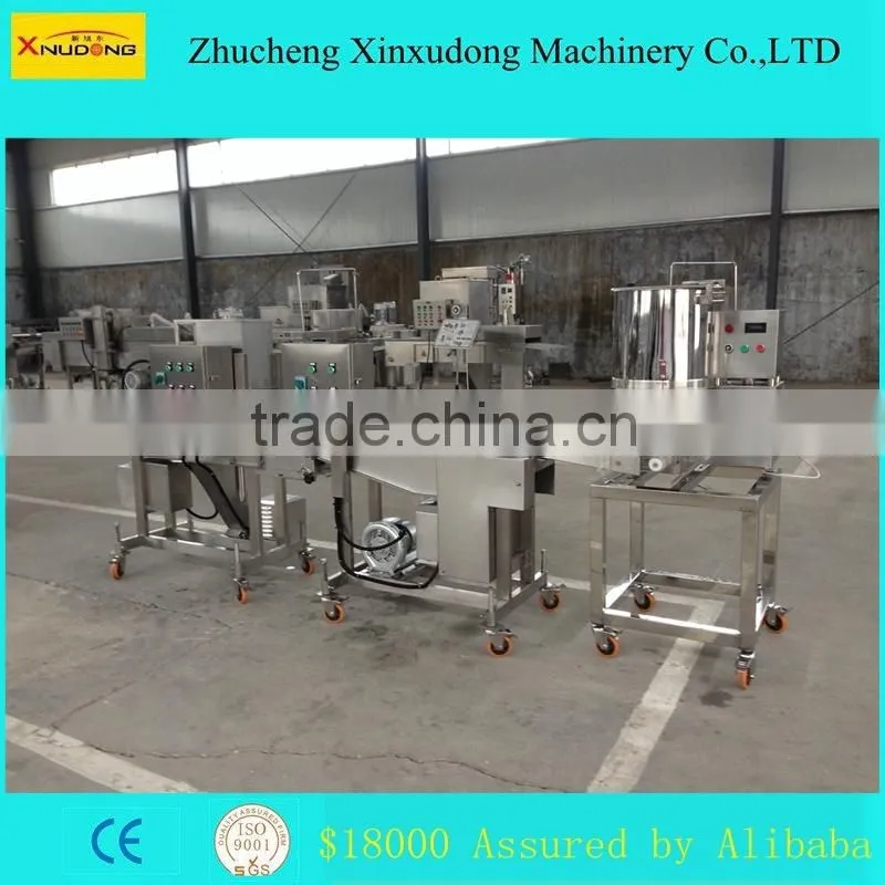 small automatic burger patty production line