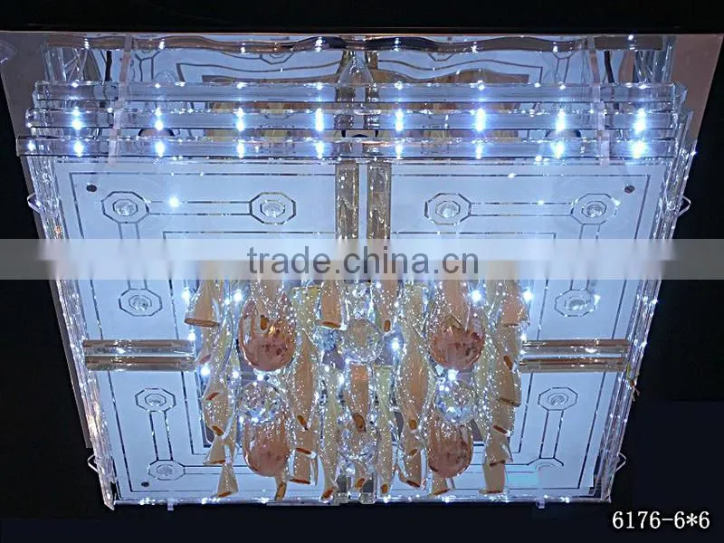 crystal ceiling lamp ball decorative chandelier square chandelier for hotel or home made in China