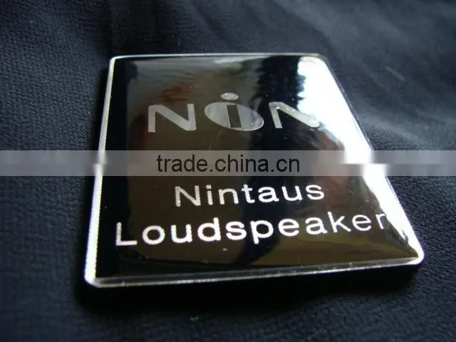 High quality custom metal data plate