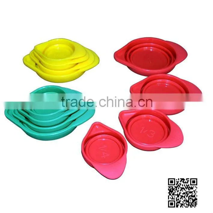 Milk Measuring Cup,250ml/125ml/80ml/60ml,Silicone,Folding,Set of 4