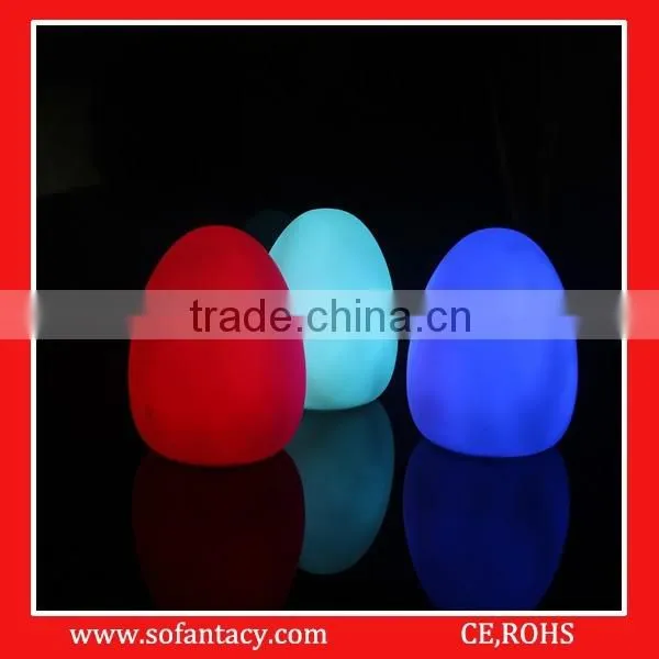 colour changing egg shape party lamp light