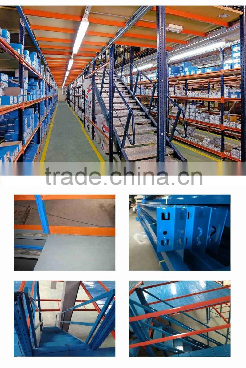 Custom Warehouse Storage Multi-Level Mezzanine Racking
