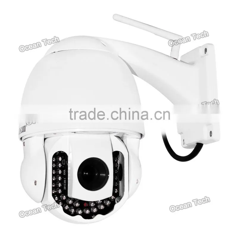 3x optical zoom better night vision IR 40m 1Megapixel H.264 Outdoor hd PTZ ip security camera
